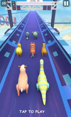 动物赛跑