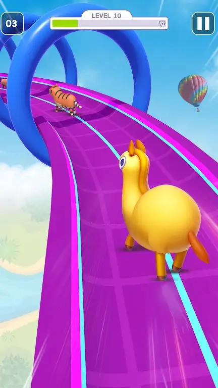 动物赛跑