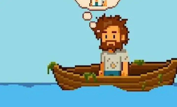 流浪汉钓鱼