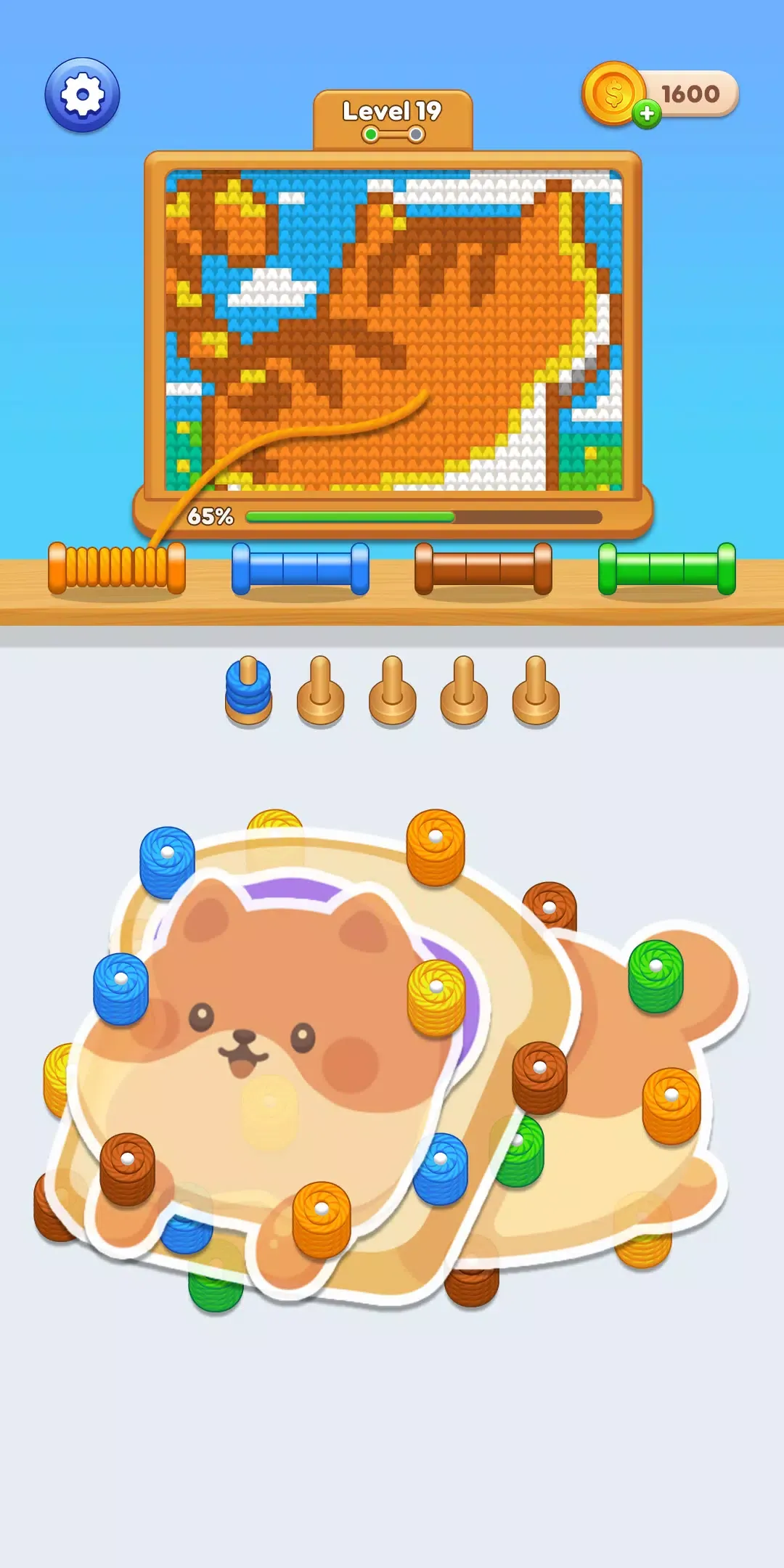 线头脱落