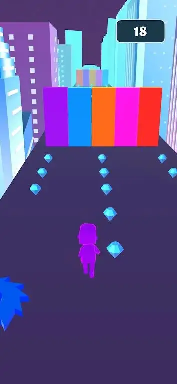 霓虹砖爆破