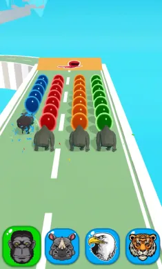 动物赛跑