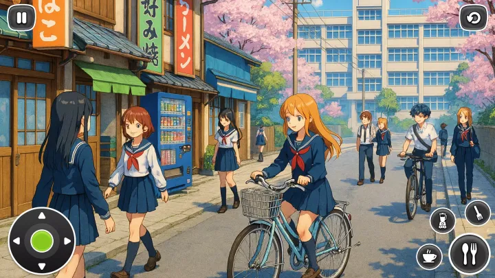 动漫少女高中