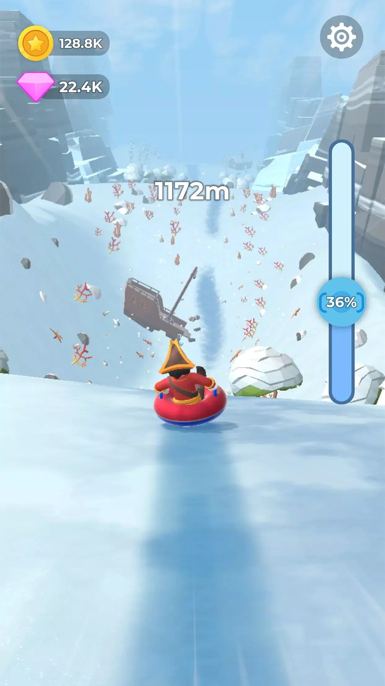 雪橇冲浪手