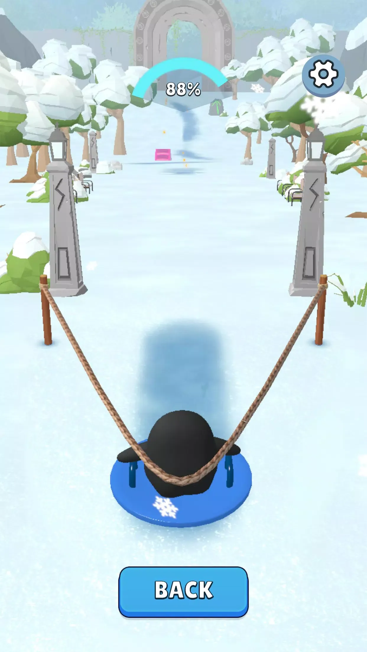 雪橇冲浪手