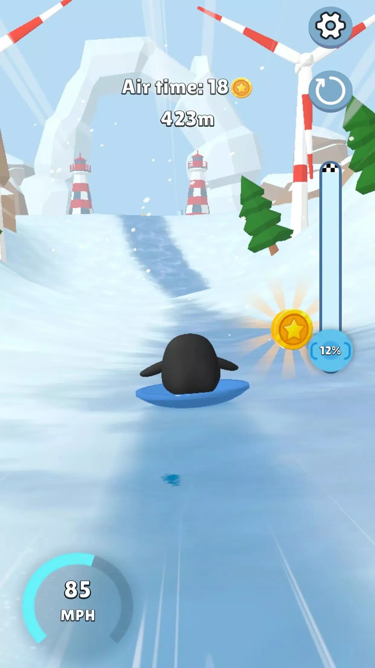 雪橇冲浪手
