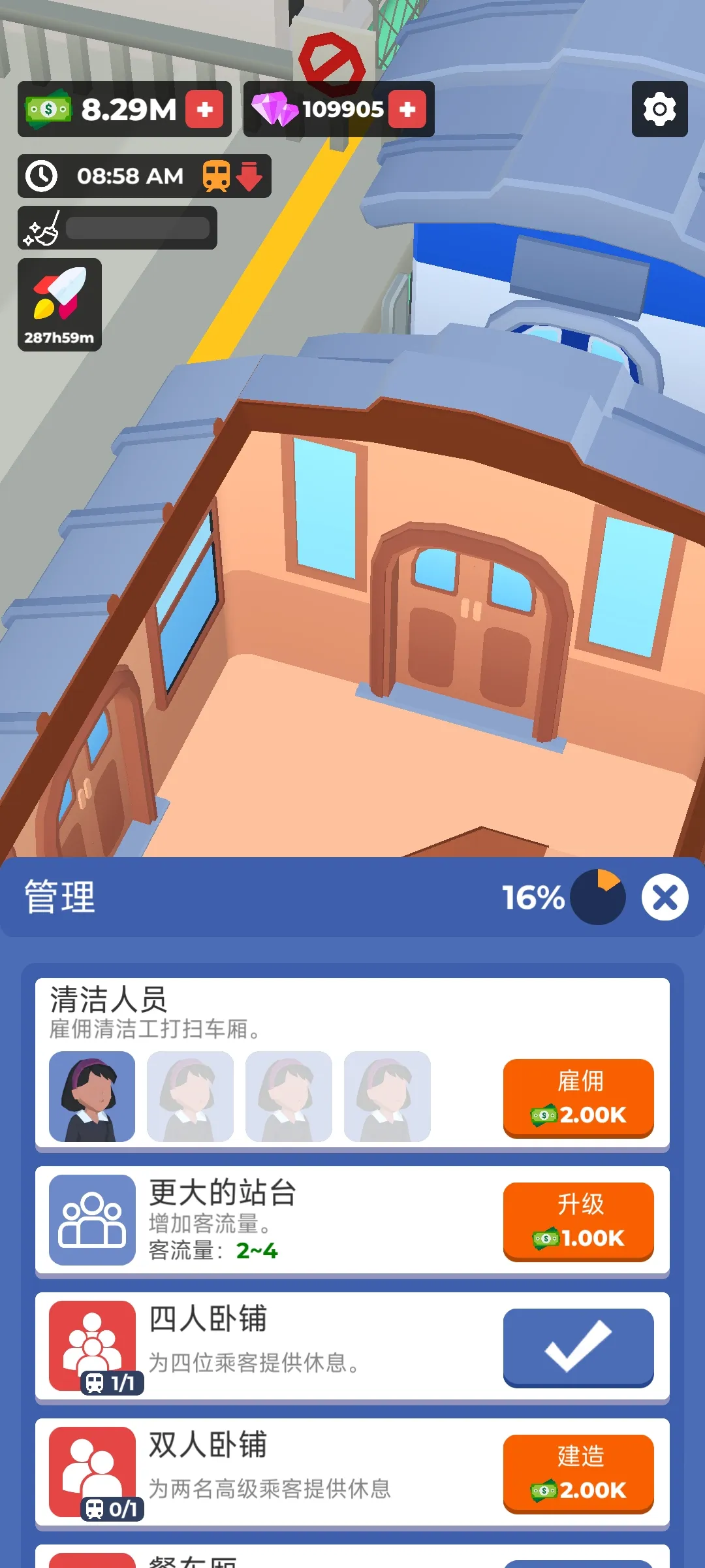 火车酒店