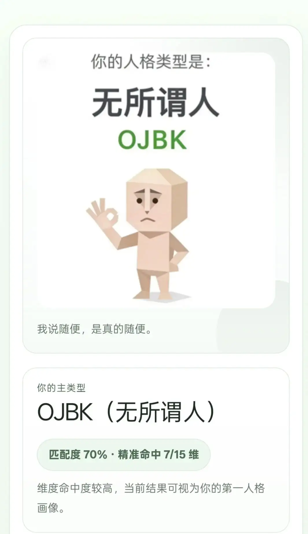 SBTI测试