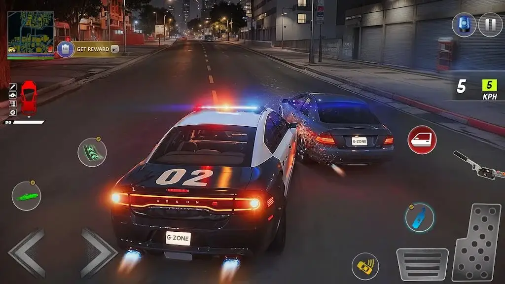 警察追逐驾驶模拟器