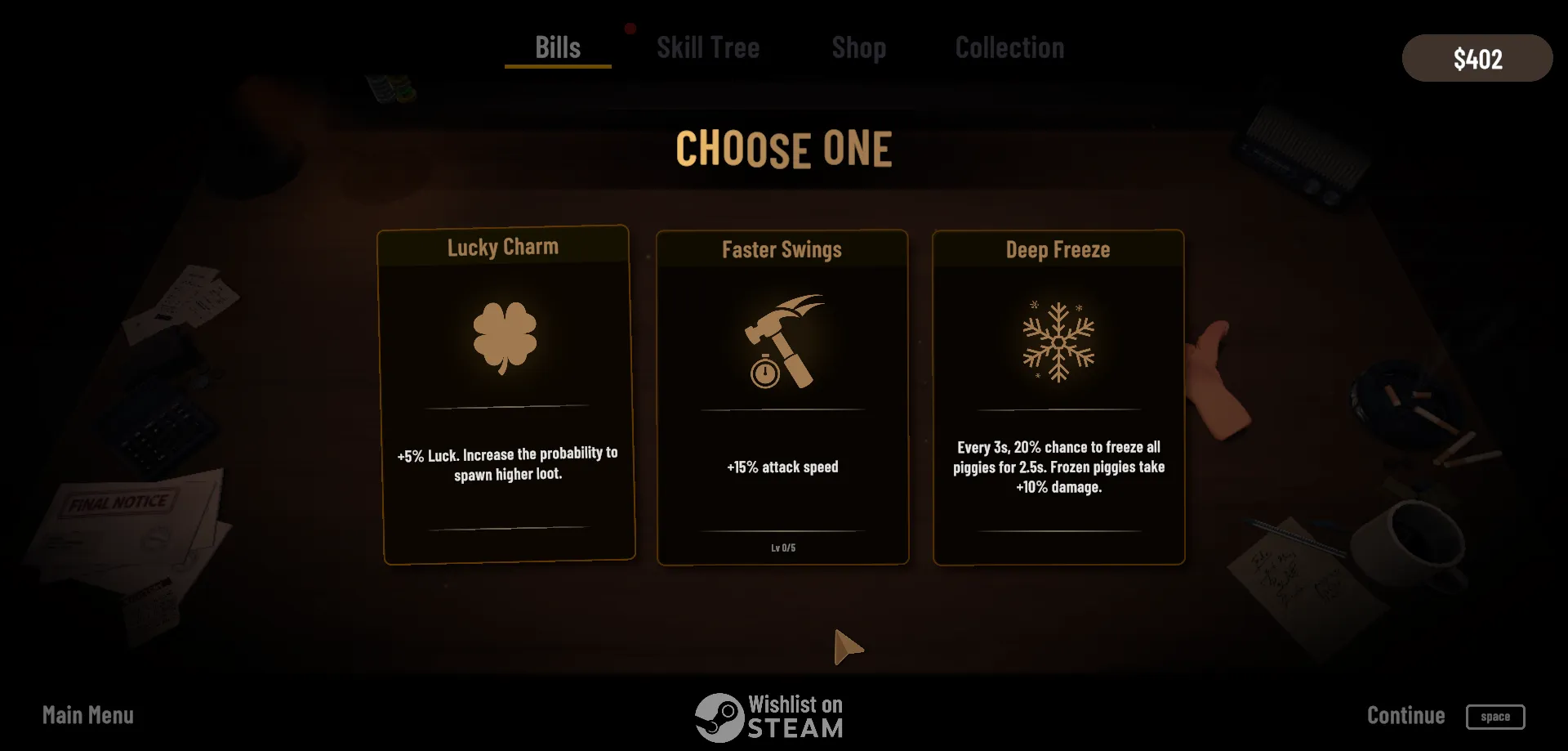 账单必须支付(Steam移植)