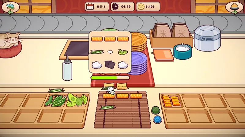 美味回转寿司店模拟器