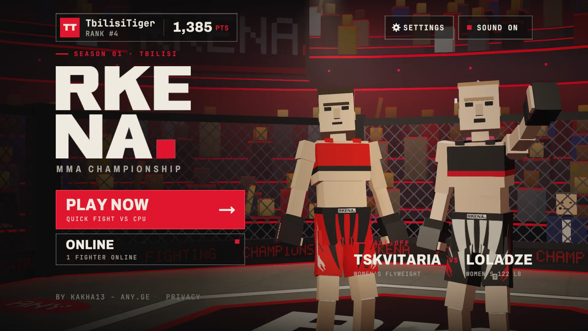 RKENA MMA格斗